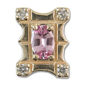 rkac38 Pink Sapphire Bracelet Slide 